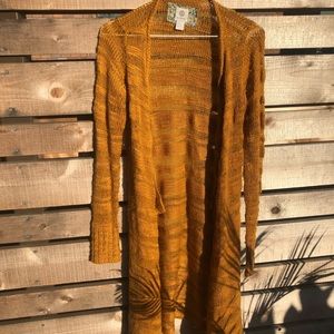 Element Brand mustard yellow cardigan (S)